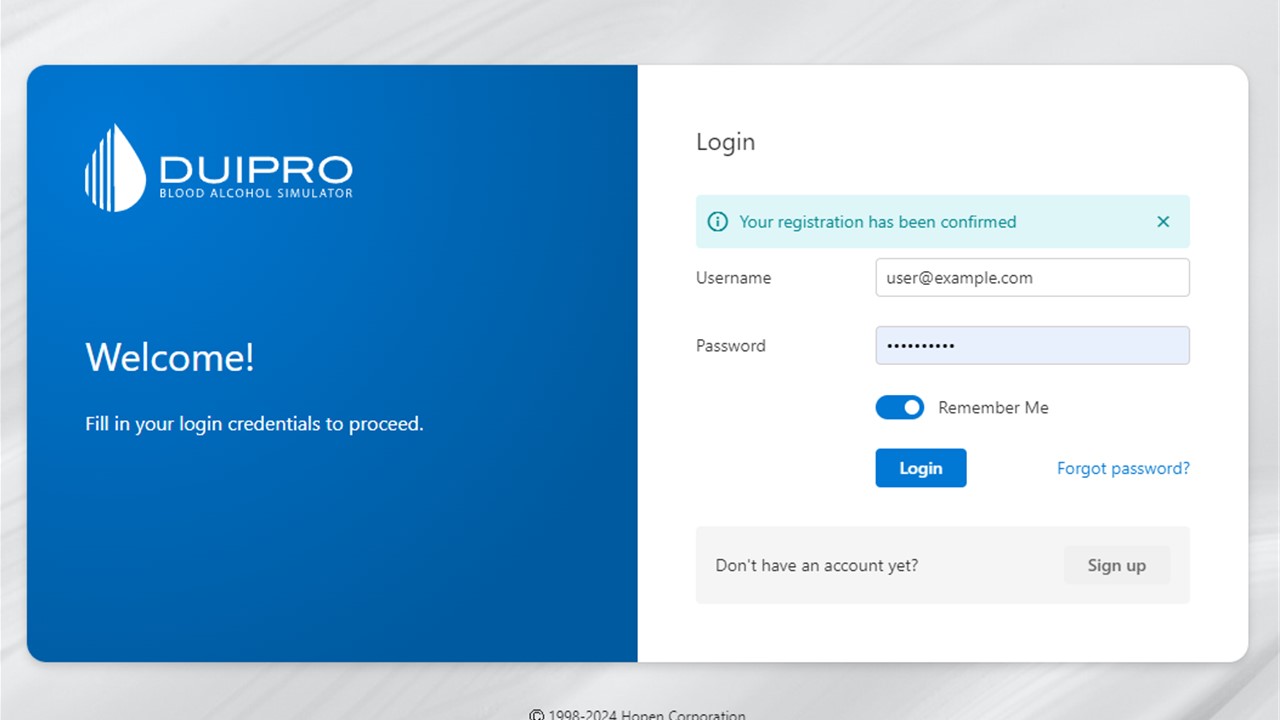 DUI Pro re-logging in after 2FA verified by email